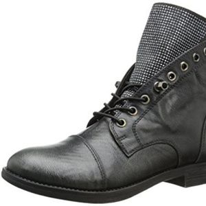Vegan Black Combat Boots